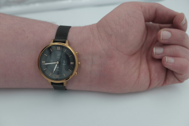 Photo de la montre à mon poignet